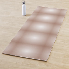 Geometrische Quadrate mit Mocha Mousse Gradient Wh Yogamatte
