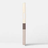 Geometrische Quadrate - Schokolade und Creme Case-Mate iPhone Hülle (Rückseite / Rechts)