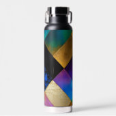 Geometrische Quadrate Trinkflasche (Vorne)