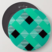 Geometrische quadratische Abstraktion 10 Button (Vorne & Hinten)