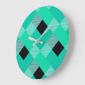 Geometrische quadratische Abstraktion 10 Große Wanduhr (Winkel)