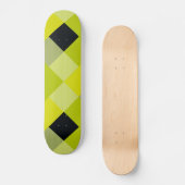 Geometrische quadratische Abstraktion 11 Skateboard (Vorderseite)