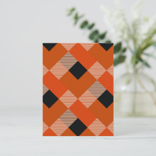 Geometrische quadratische Abstraktion 12 Postkarte