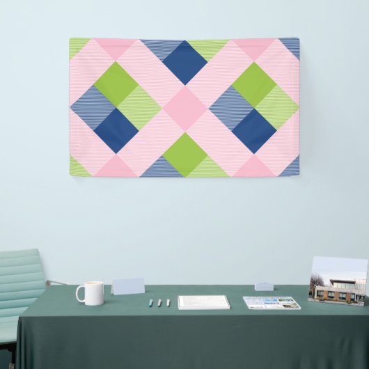 Geometrische quadratische Abstraktion 18 Banner (Messeveranstaltung)