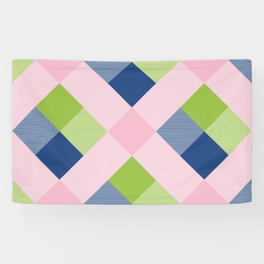 Geometrische quadratische Abstraktion 18 Banner (Horizontal)