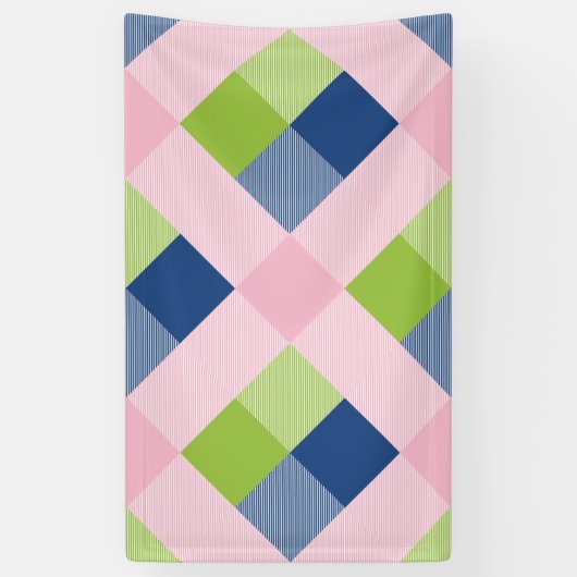 Geometrische quadratische Abstraktion 18 Banner (Vertikal)