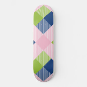 Geometrische quadratische Abstraktion 18 Skateboard