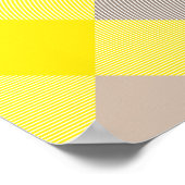 Geometrische quadratische Abstraktion 19 Poster (Ecke)