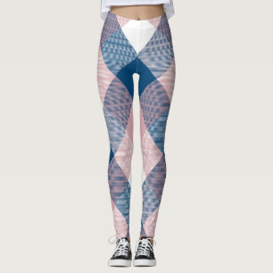Geometrische quadratische Abstraktion 1 Leggings
