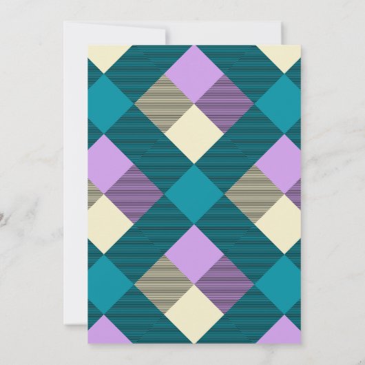 Geometrische quadratische Abstraktion 20 Karte (Rückseite)