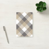 Geometrische quadratische Abstraktion 2 Post-it Klebezettel (Büro)