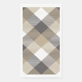 Geometrische quadratische Abstraktion 2 Serviette (Vorderseite)