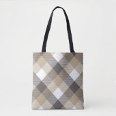 Geometrische quadratische Abstraktion 2 Tasche (Vorderseite)
