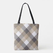 Geometrische quadratische Abstraktion 2 Tasche (Rückseite)