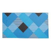 Geometrische quadratische Abstraktion 3 Kissenbezug (Rückseite)