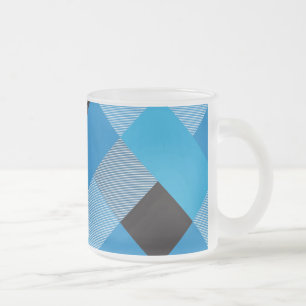 Geometrische quadratische Abstraktion 3 Mattglastasse