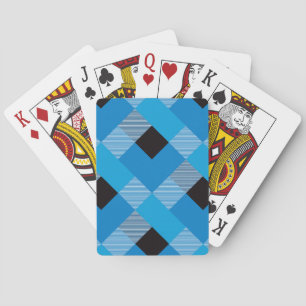 Geometrische quadratische Abstraktion 3 Spielkarten