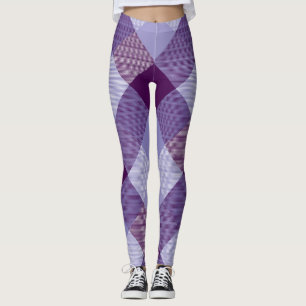 Geometrische quadratische Abstraktion 4 Leggings