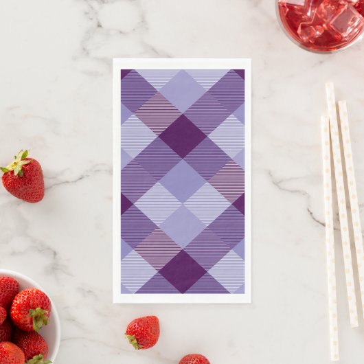 Geometrische quadratische Abstraktion 4 Serviette (Beispiel)