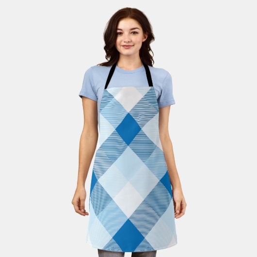 Geometrische quadratische Abstraktion 6 Schürze (Getragen)