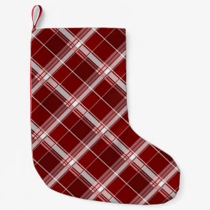 Geometrische quadratische Abstraktion 7 Kleiner Weihnachtsstrumpf