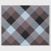 Geometrische quadratische Abstraktion 8 Geschenkpapier (Flach)