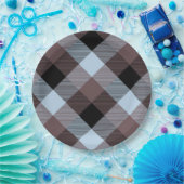 Geometrische quadratische Abstraktion 8 Pappteller (Party)