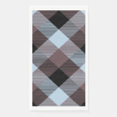 Geometrische quadratische Abstraktion 8 Serviette (Vorderseite)