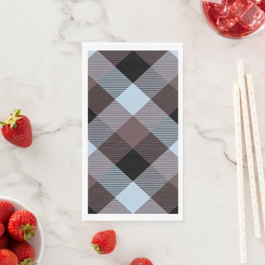 Geometrische quadratische Abstraktion 8 Serviette (Beispiel)