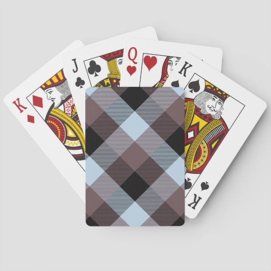 Geometrische quadratische Abstraktion 8 Spielkarten (Rückseite)