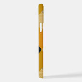 Geometrische quadratische Abstraktion 9 iPhone Hülle (Rechte Seite)