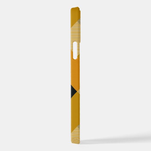 Geometrische quadratische Abstraktion 9 iPhone Hülle (Rechte Seite)