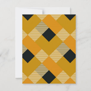 Geometrische quadratische Abstraktion 9 Mitteilungskarte