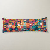 Geometrische Rahmen 4 Seitenschläferkissen (Rückseite)