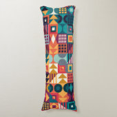 Geometrische Rahmen 4 Seitenschläferkissen (Vorderseite Vertikal)