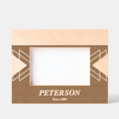 Geometrische Rahmen für den Coupname (Vorderseite)