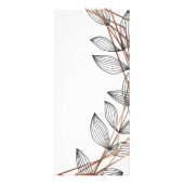 geometrische Rahmen für Foliage-Rack-Karten Werbekarte (Hinten)