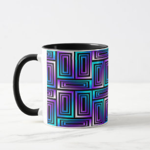 geometrische rechteckige Kaffeetasse