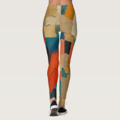 Geometrische Resonanz Leggings (Rückseite)