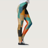 Geometrische Resonanz Leggings (Rechts)