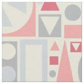 Geometrische Retro 50er Mitte- des Stoff (Nahaufnahme)