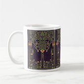 Geometrische Retro-Design-Tasse Kaffeetasse (Links)