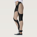 Geometrische Riesige Spots jede Farbe auf Schwarz Leggings<br><div class="desc">Dieses einzigartige zweifarbige Design zeigt riesige Punkte, die Sie beliebig wiedererkennen können. Die Erholung ist schwarz und kann nicht eingestellt werden. Standardmäßig sind die Punkte farbig hell latt/braun, um eine Hautfarbe anzuzeigen. Aus der Ferne wird es ziemlich cool aussehen, und Sie können hübsch leicht die Farbe an Ihren Hautton anpassen....</div>