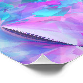 Geometrische Rippel.. Poster (Ecke)