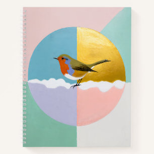 Geometrische Robin-Kugel Notizblock