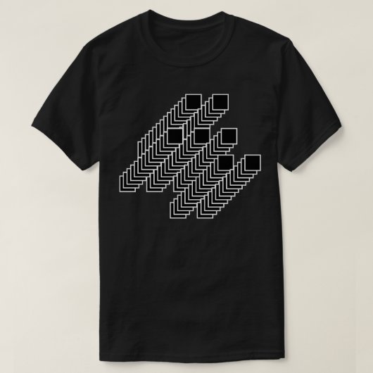 geometrische Röhren T-Shirt (Design vorne)