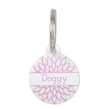 Geometrische rosa Blume