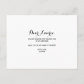 Geometrische rosa Blush-Frühlingsröhre Einladungspostkarte (Rückseite)