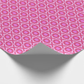 Geometrische rosa Formen Geschenkpapier (Ecke)
