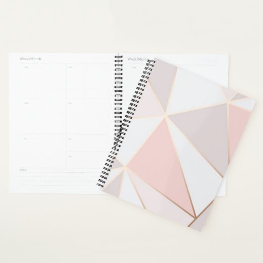 Geometrische rosa Formen Planer (Anzeige)